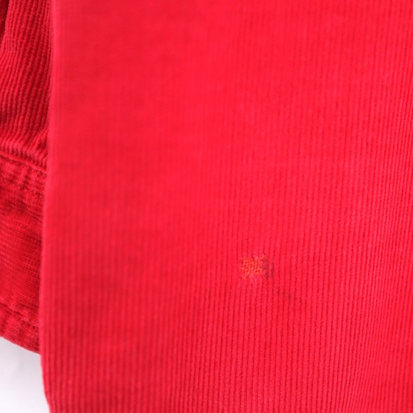 Vintage 90s GAP red kids corduroy shirts / 6-7Y Youth S - Picture 6 of 12